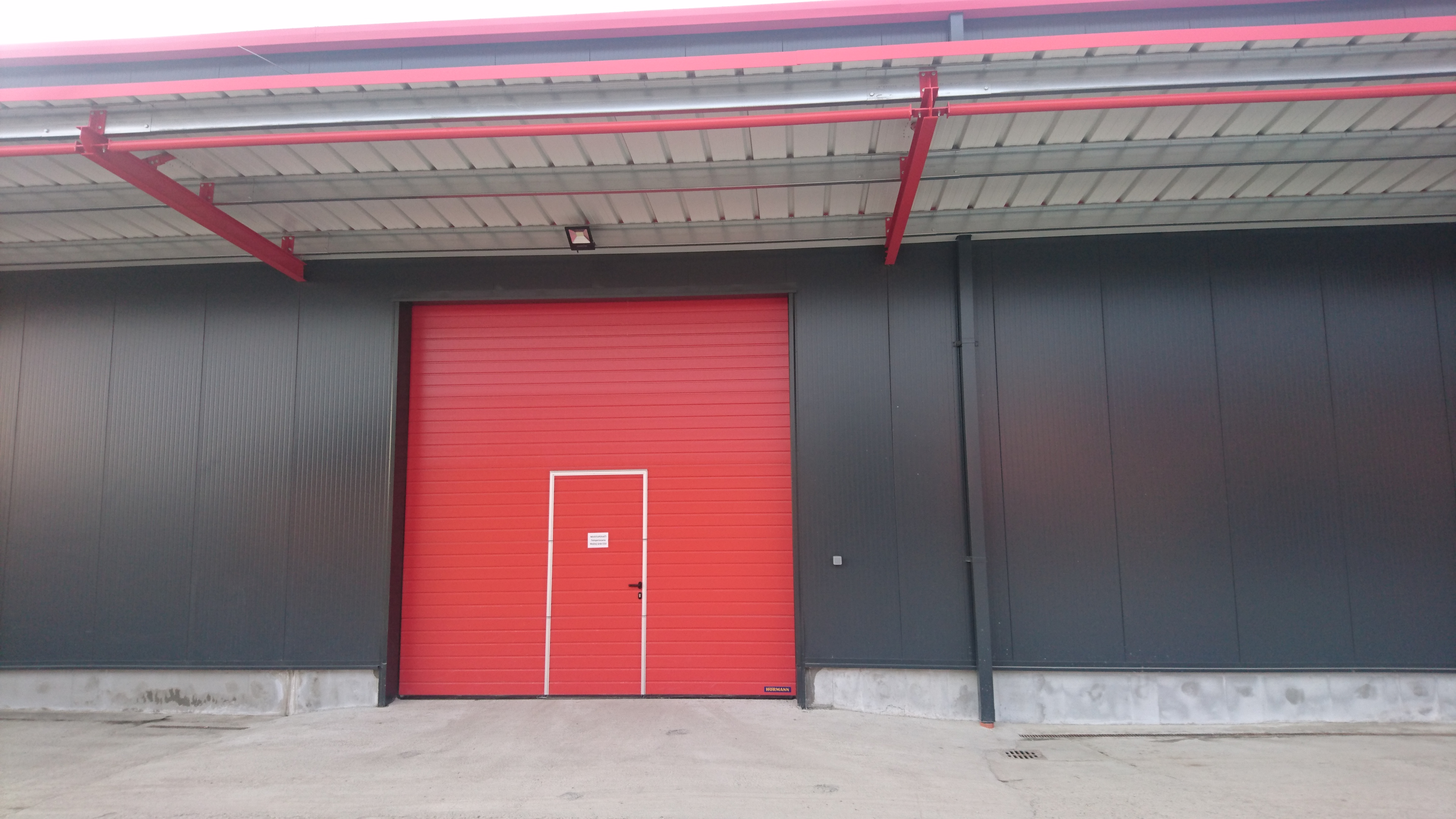 Priemyselna brana Hormann RAL3000